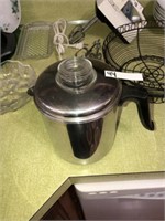 Stainless Revere Coffee Perculator (Stove Top)