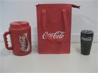 Coca-Cola Cooler Bag & Two Drinking Cups