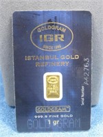 One Gram Fine Gold 999.9