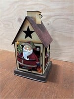 Metal Santa Candle Lantern