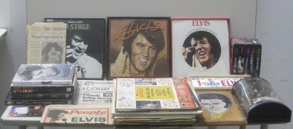 Elvis Presley Memorabilia Largest 13"x 13"