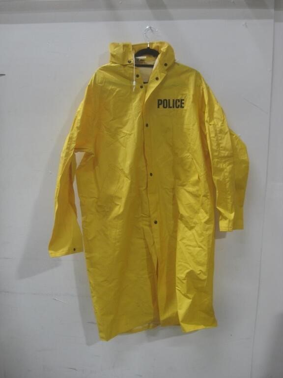 Police Rain Coat Sz L