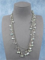 Beaded Chain Necklace Costume Jewelry