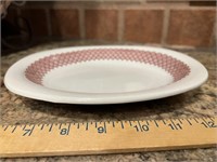White and Pink Plate