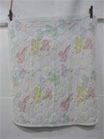 35"x 42" Care Bears Baby Quilt
