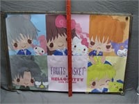 Hello Kitty & Friends Fruits Basket Wall Poster