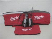 Milwaukee Zip Pouches W/3M Headset See Info