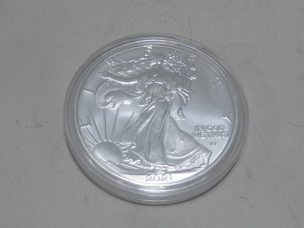 2021 American Silver Eagle 1oz Fine Silver Dollar