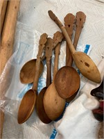 Carved Péruvian Wooden Spoons