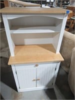 short white storage cabinet