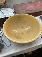 Large Antique Pottery Mixing Bowl