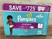 Pampers cruisers size 7