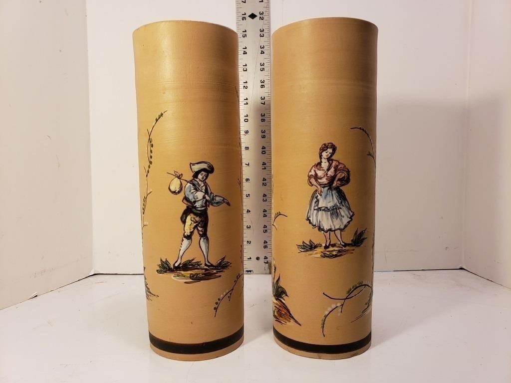 Giuseppe Mazzotti Albisola: Vases (Pair)