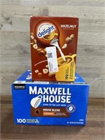 Maxwell house 100 k cups and hazlenut 192