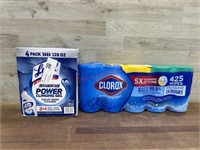 4-42 oz toilet bowl cleaner and 5 pack Clorox
