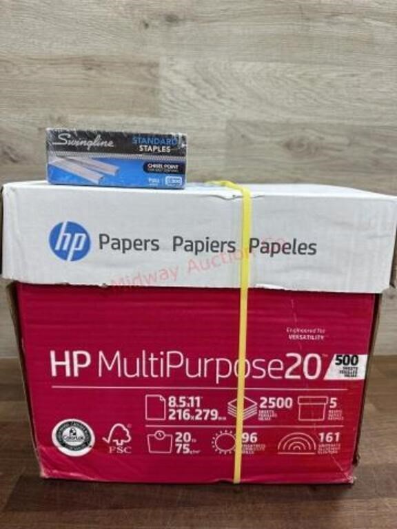 500 sheets HP multipurpose 20 paper and 25,000