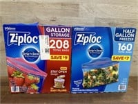 Ziploc gallon and half gallon bags