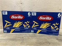 2- 6 pack barilla pasta varieties