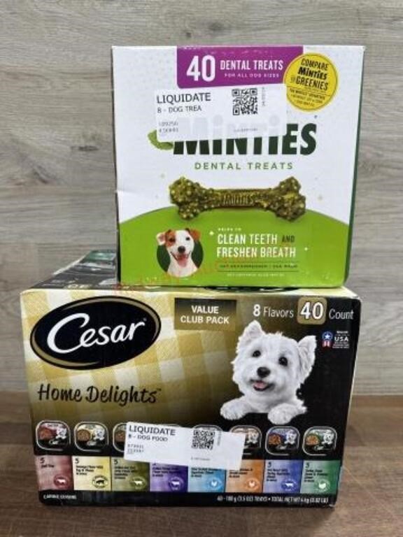 Cesar 40 count and minties 40 count