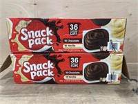 2-36 pack variety pudding cups