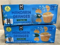 2-24 pack mandarin oranges