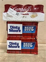 2-6 15oz dinty Moore beef stew & 12 pack chicken