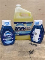 4 powerwash refills & 1 gal Dawn pot & pan