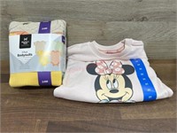 5 pack 24mo onesies & 2t sweater