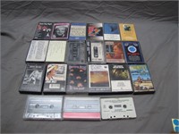 21 Assorted Audio Cassette Vintage Tapes