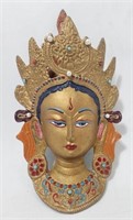 Tibetan Buddha Mask Wall Hanging