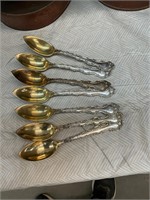 Sterling Silver Antique Spoon Lot