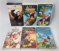 Kids VHS Movies - French (6x)