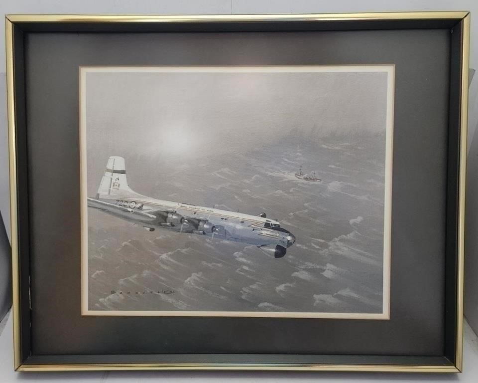 Aurora CP-140 in Storm Lockheed RCAF Print