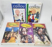 Caillou & Cornemuse French 5 VHS Tapes