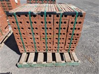 Pallet of Red Medium Smooth Bricks