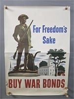 Authentic 1943 Us Government War Bond Poster
