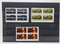 RCMP 1973 Centennial Mint Stamp Blocks