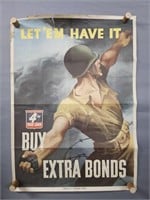 Authentic 1943 Us Government Bonds Poster