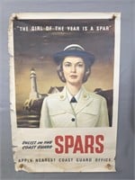 Authentic Join The Spars Recruiting Poster