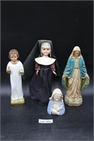 (3) Religious Dolls/Figures