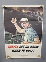 Authentic 1944 Wwii Poster