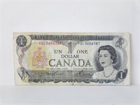 $1 Canada Replacement 1973 Banknote