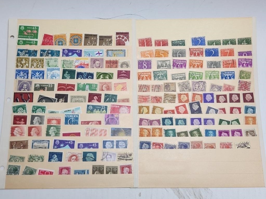 Netherlands Stamp Collection Over 150 Stamos