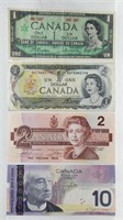 1967- 2005 Canada Banknotes