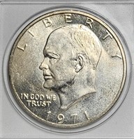 1971S US Silver $1 Dollar