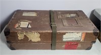 Antique Postal Box with Straps