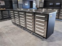 Steelman 10' 30-Drawer Garage Cabinet Workbench