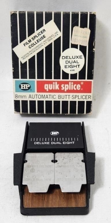 Deluxe Dual Eight Automatic Butt-Splicer 8mm w/Box