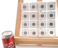 16 pièces de 5 cents, Canada, à partir de 1945