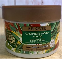 Beloved Cashmere Wood & Sage Body Cream 10 oz
